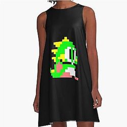 Bubble Bobble A-Line Dress