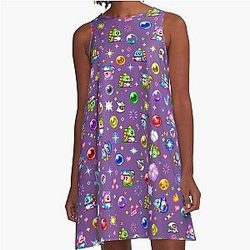 Bubble Bobble - Purple Dress