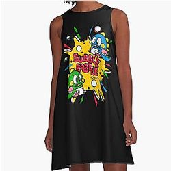 Bubble Bobble Classic A-Line Dress