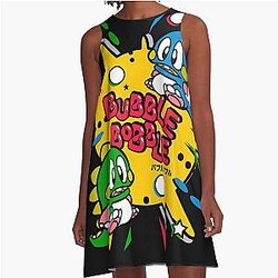 Bubble Bobble Classic A-Line Dress T-Shirt