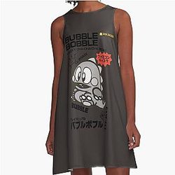 Bubble Bobble Classic T-Shirt A Line Dress