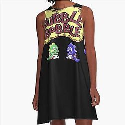 Bubble Bobble C64 Classic T Shirt A Line Dress