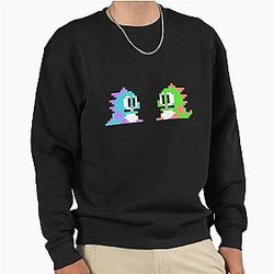 Bubble bobble and bub Pullover Sweatshirt