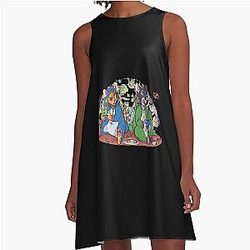 Playing Bubble Bobble A-Line Dress