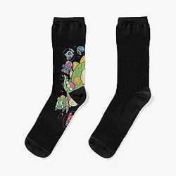Bubble Bobble Vintage Action Sock