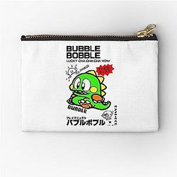 Bubble Bobble Japanese Zipper Pouch