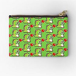 Pixel Bubble Bobble Zipper Pouch