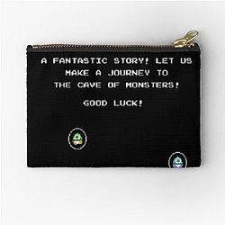 Bubble Bobble Game Opening Screen Zipper Pouch