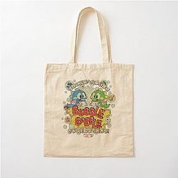 Bubble Bobble Cotton Tote Bag