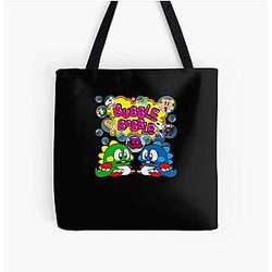 Bubble Bobble Retro All Over Print Tote Bag