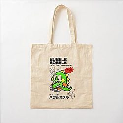 Bubble Bobble Japanese Cotton Tote Bag