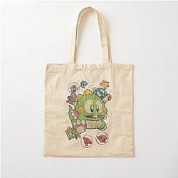 Bubble Bobble Cotton Tote Bag