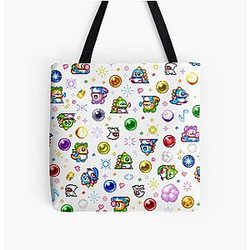 Bubble Bobble White Tote Bag