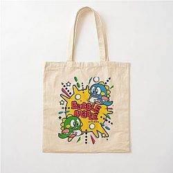 Bubble Bobble Cotton Tote Bag