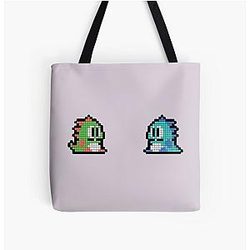 Bubble Bobble - Retro gaming star All Over Print Tote Bag