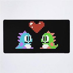 Bubble bobble and Bub love Desk Mat