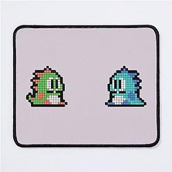 Bubble Bobble Retro Gaming Stars Mouse Pad