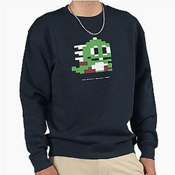 Bubble Dinosaur Pullover Sweatshirt