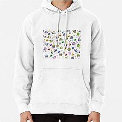 Bubble Bobble White Pullover Hoodie