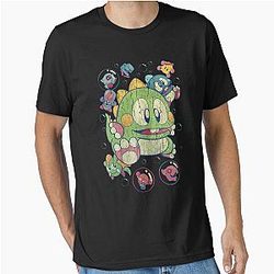 Bubble Bobble Vintage Action Essential T-Shirt 
Cleaned title: 
Bubble Bobble Vintage Essential T-Shirt
