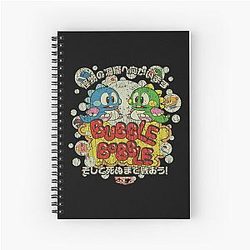 Bubble Bobble Spiral Notebook