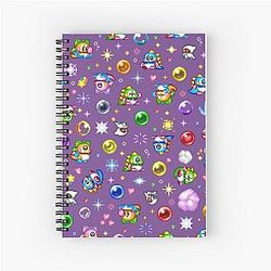 Bubble Bobble Purple Notebook