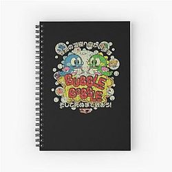 Bubble Bobble Spiral Notebook 1986