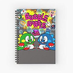 Bubble Bobble Retro T-Shirt Spiral Notebook