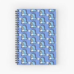 Pixel Bubble Bobble Spiral Notebook