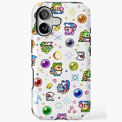 Bubble Bobble White iPhone Case