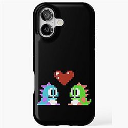 Bubble Bobb and Bub Love iPhone Tough Case