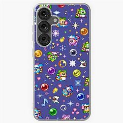 Bubble Bobble Blue Samsung Galaxy Soft Case