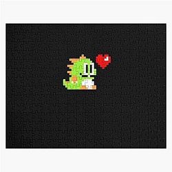 Pixel Bubble Bobble Classic Puzzle T-Shirt Jigsaw