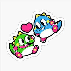 Bubble Bobble Love Sticker