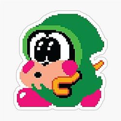 Bubble Bobble Whistle Sticker