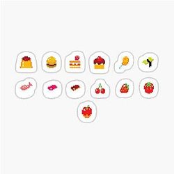 Bubble Bobble Food Sticker -> Bubble Bobble Food Label