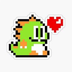 Pixel Bobble Sticker