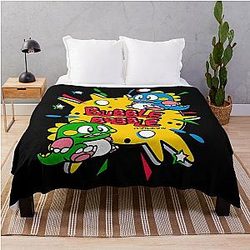 Bubble Bobble Throw Blanket