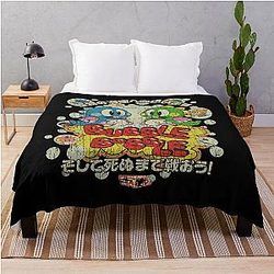 Bubble Bobble 1986 Throw Blanket