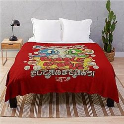 Bubble Bobble Throw Blanket