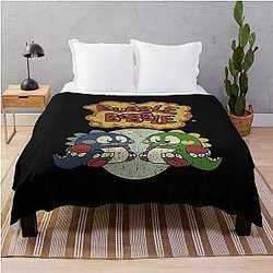 Bubble Bobble Throw Blanket