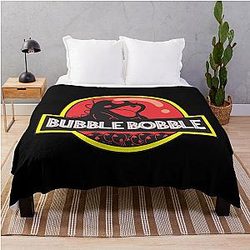 Bubble Bobble Throw Blanket