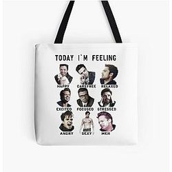 Sebastian Stan - Funny Signature Print Tote Bag