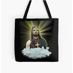 Sebastian Stan as Jesus Bucky Barnes All Over Print Tote Bag