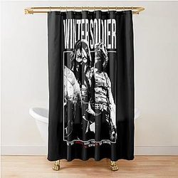 Bucky Barnes Winter Soldier Shower Curtain