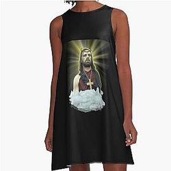 Sebastian Stan as Jesus Bucky Barnes A-Line Dress