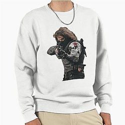 Winter Soldier Bucky Barnes Pullover Sweatshirt