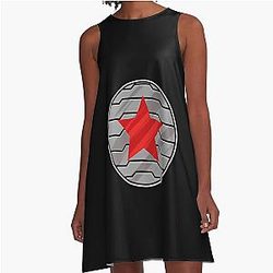 Bucky Barnes Winter Soldier A-Line Dress