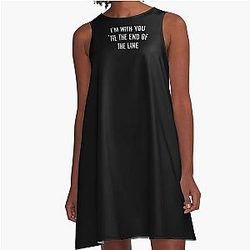 Bucky Barnes Winter Soldier Till the end of the line A line Dress