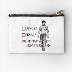 Sebastian Stan Mentally Dating Bucky Barnes Zipper Pouch